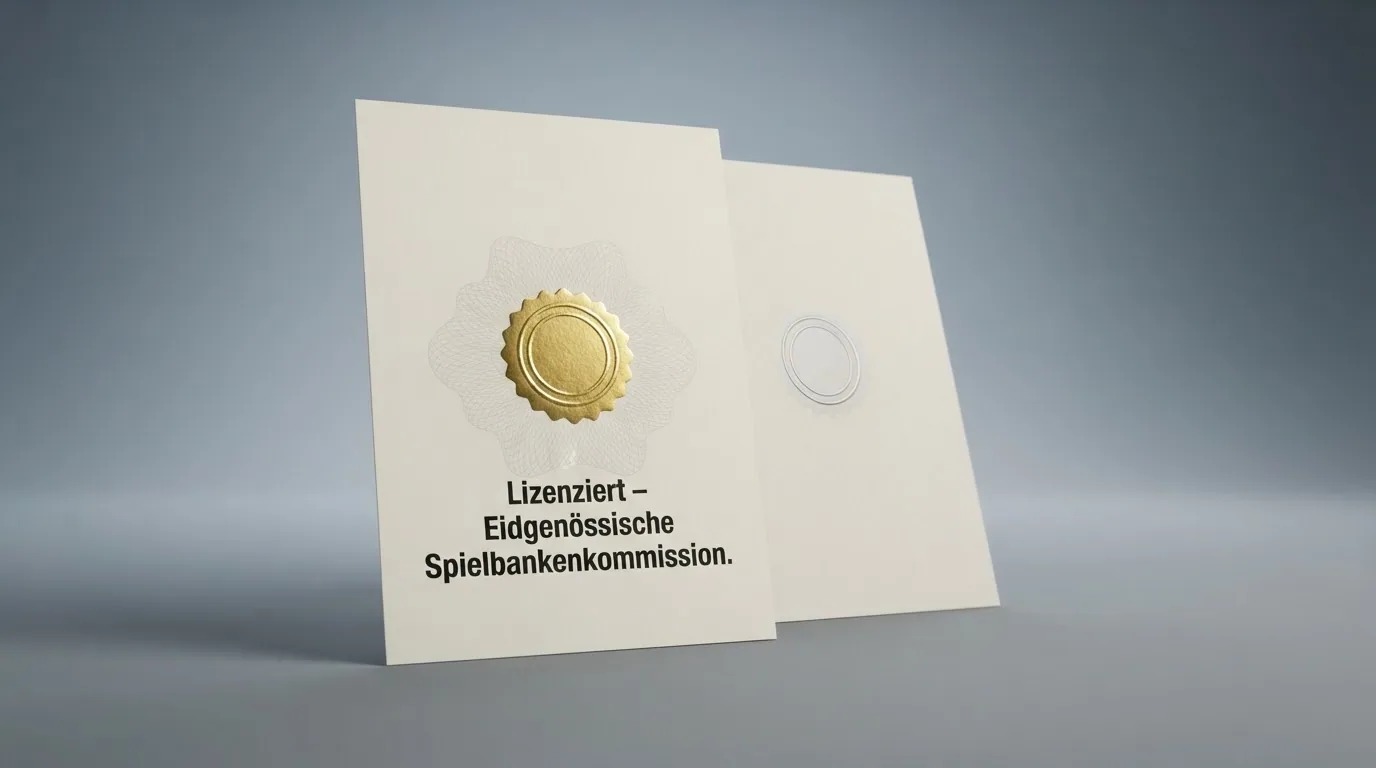 Gegenüberstellung ESBK-Konzessionsurkunde und Offshore-Lizenzdokument mit Trennstrich