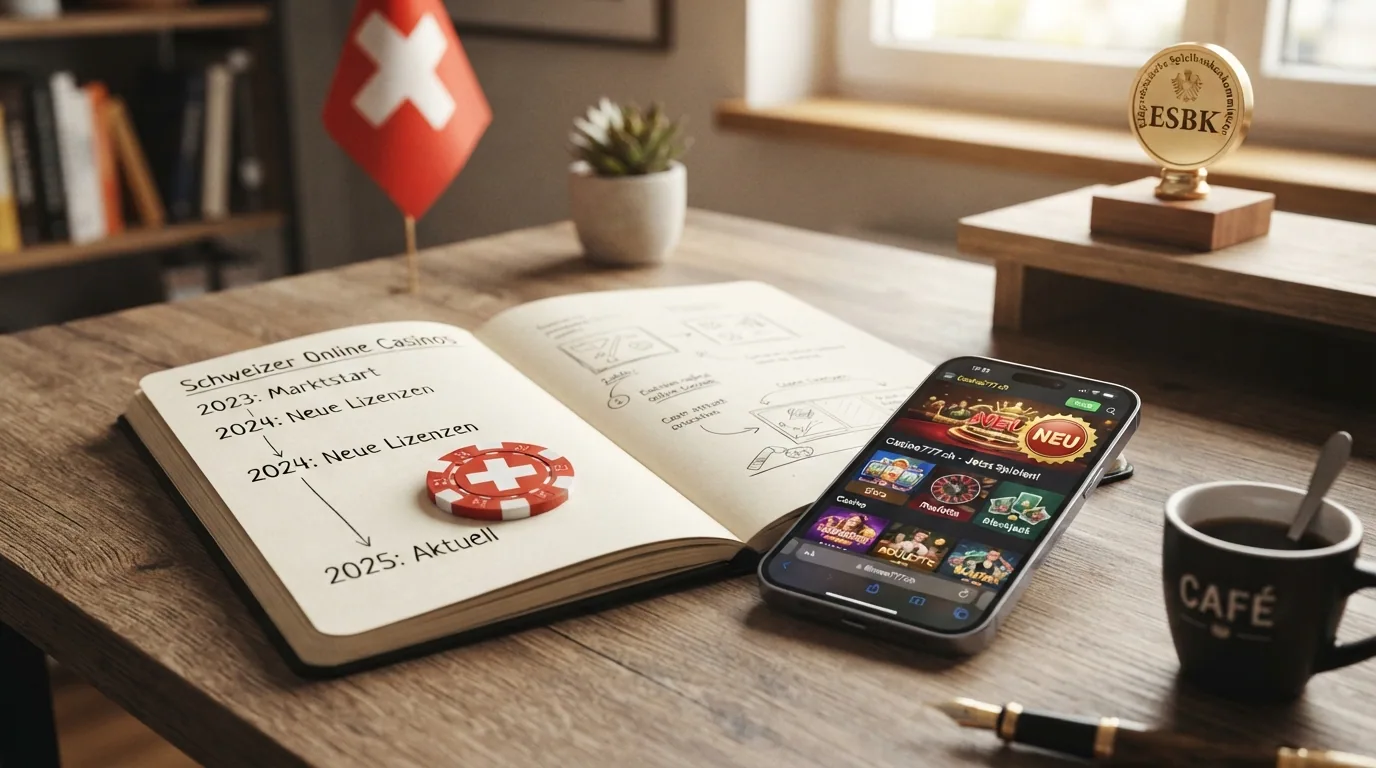 Kalenderblatt 2026 mit Casino-Chip und ESBK-Siegel