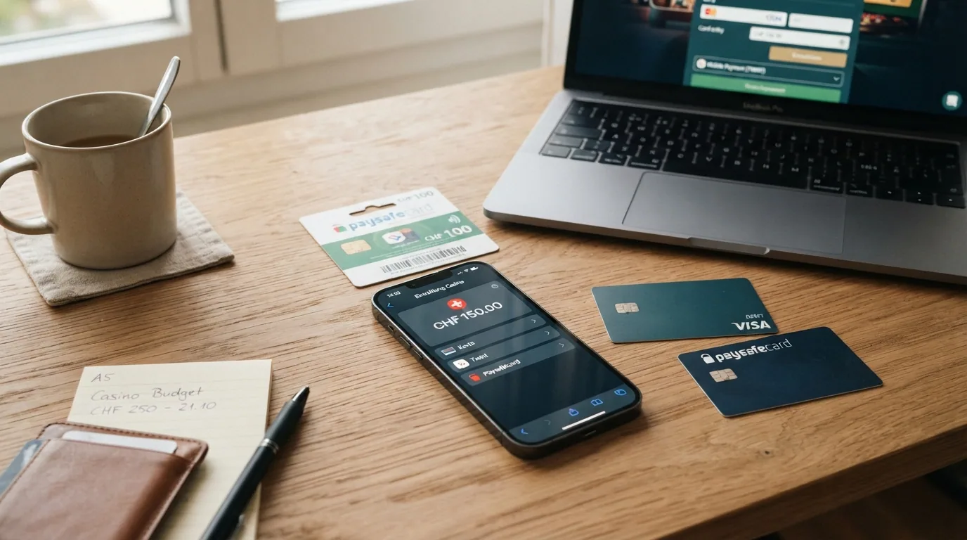 Sechs Zahlungslogos — TWINT, PostFinance, Visa, Mastercard, Paysafecard, Apple Pay — nebeneinander angeordnet